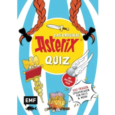 Abbildung von ASTERIX Das offizielle Quiz: Teste dein Wissen Mit 300 Fragen, Spielvorlagen, Fun Facts und mehr! Decoderfolie