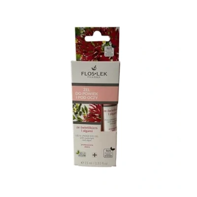 Abbildung von Flos Lek Gel mit Augenbrauen und Algenlider unter den Augen, 15 ml
