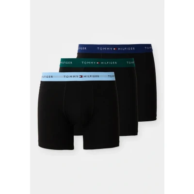 Abbildung von Tommy Hilfiger Men 3P Boxer Brief WB UM0UM02765 Boxershorts, Gold, M, Gold (ORN Grn/PRP NVY/VES Blu), M