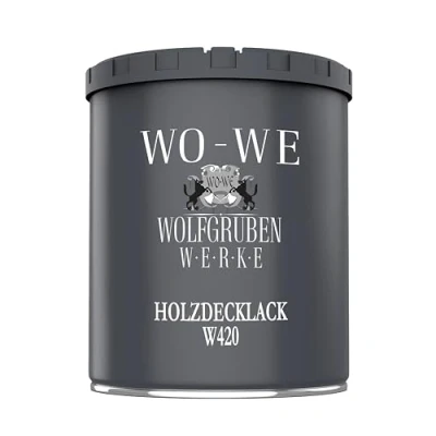 Abbildung von WO WE Holzfarbe Holzlack Wetterschutzfarbe Außen &amp; Innen Farblos 750 ml