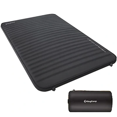 Abbildung von KingCamp Luftmatratze Luftbett Premium Double Isomatte, Selbstaufblasend Camping Bett 7,5 cm