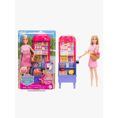 Abbildung von Barbie Malibu Marktstand Spielset, Puppe