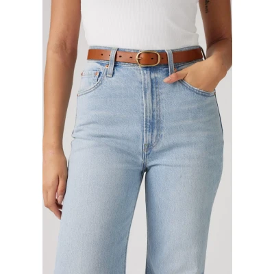 Abbildung von Levi&#039;s Women&#039;s Charlie Normal Buckle 100 Bovine Leather Belt, Cognac, 65