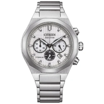 Abbildung von CITIZEN CA4690 51A Zenshin Senkei Eco Drive Solar Super Titanium Chronograph mit Gliederband