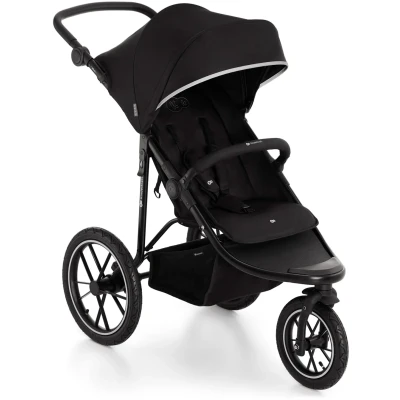 Abbildung von Kinderkraft HELSI 2 Buggy bis 27 kg, ab geburt, Laufkinderwagen mit große Luftreifen, Liegefunktion, Verstellbarer Elterngriff, Zusammenklappen, Untersitzkorb, Schwarz