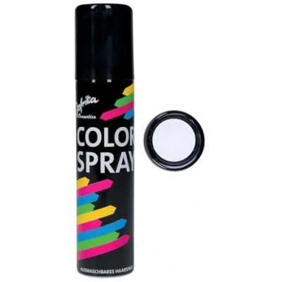 Abbildung von jofrika Theaterschminke Color Haarspray Farbspray 100 ml, Weiß