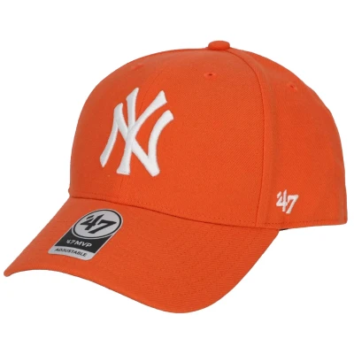 Abbildung von &#039;47 Brand SNAPBACK Cap MLB New York Yankees MVP Vibrant Orange (Basecap)