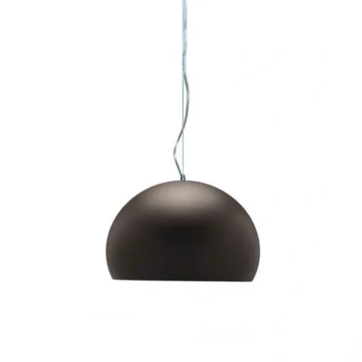 Abbildung von Kartell Small FL/Y LED Hängeleuchte braun matt