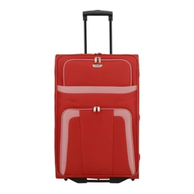 Abbildung von paklite Reisekoffer mit 2 Rollen, Rollkoffer groß, ORLANDO, klassischer Weichschalen Trolley im zeitlosen Design, 73 cm, 80 Liter