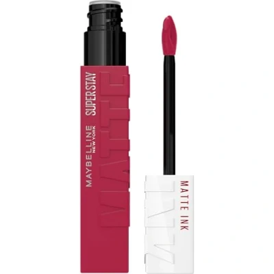 Abbildung von Maybelline SuperStay Matte Ink City Edition Liquid Lipstick Make up Pigmented Long Lasting Wear Smooth Finish Founder, 1 Stück