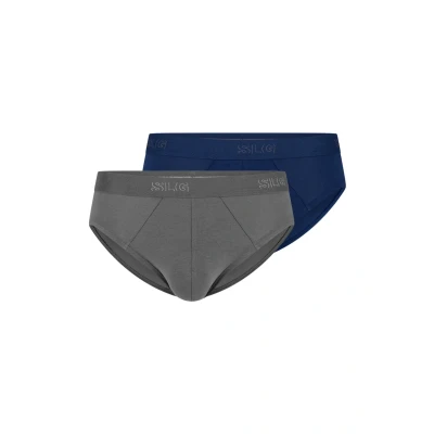 Abbildung von Sloggi BASE 2 PACK Slip Marine shiver, Herren, Größe: Small, shiver