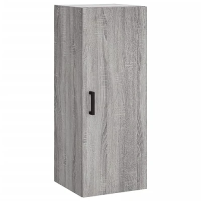 Abbildung von vidaXL Wandschrank, Hängeschrank mit viel Stauraum, Wandmontage Badezimmerschrank, Aufbewahrungsschrank für Wohnzimmer Schlafzimmer, Grau Sonoma