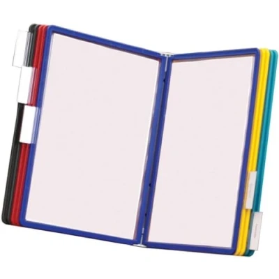 Abbildung von Durable Sichttafelsystem (Vario Wall 10, mit 10 Sichttafeln A4) mehrfarbig, 556700