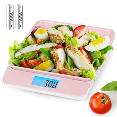 Abbildung von Duronic Küchenwaage, KS100 PK 5 kg Digitalwaage mit 1,2 L Schüssel