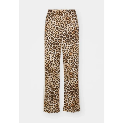 Abbildung von Puma T7 LEO LUXE Straight Hose Mit Allover Print Damen Animal Alpine Snow Größe: M