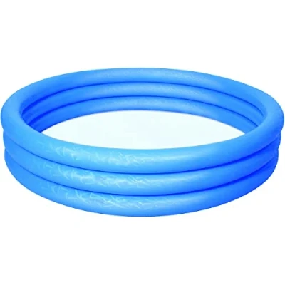 Abbildung von Bestway Planschbecken Kinderpool Pool 3 Ring Embossing (183 x 183 33 cm (Blau))