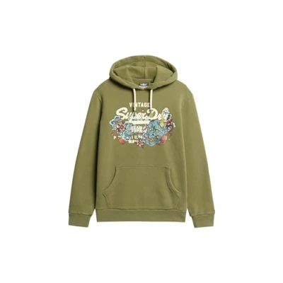 Abbildung von Superdry Kapuzenpullover, Herren, Größe: Large, Soft moss green