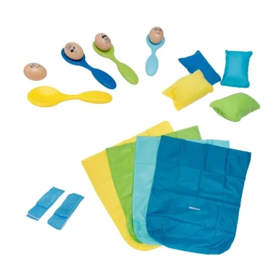 Abbildung von alldoro 4 in 1 Birthday Party Set Outdoor Spielset f&uuml;r Kindergeburtstage