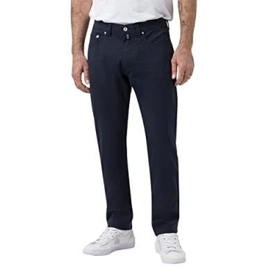 Abbildung von Pierre Cardin LYON Tapered Stoffhose, Herren, Größe: 33x36, Dark sapphire