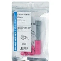 Abbildung von SmartKeeper ESSENTIAL / 10 x RJ45 Port Blockers mit 1 Lock Key Basic Pink
