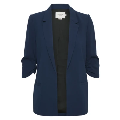 Abbildung von Soaked in Luxury Shirley Kurzmantel, Damen, Größe: Large, Navy
