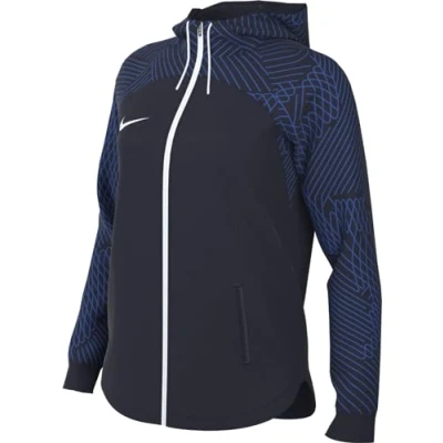Abbildung von NIKE DR2573 451 W NK DF STRK23 HD TRK JKT K Jacket Damen OBSIDIAN/OBSIDIAN/ROYAL BLUE/WHITE Größe M