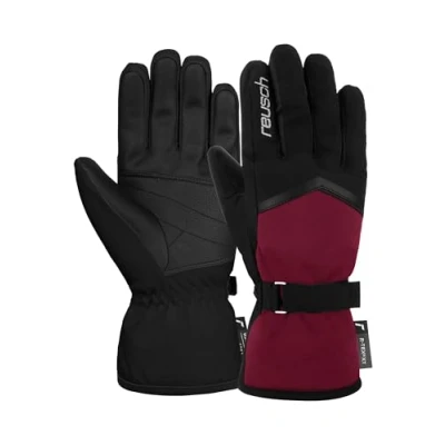Abbildung von Reusch Moni R TEX® XT warme, wasserdichte, Winddichte und atmungsaktive Winterhandschuhe Fingerhandschuhe Schneehandschuhe Skihandschuhe für Damen ungehinderte Bewegungsfreiheit