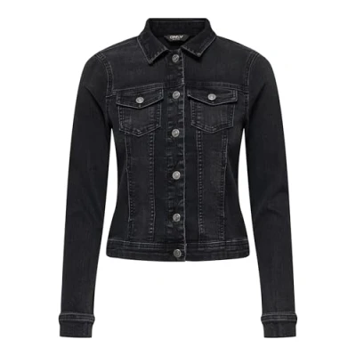 Abbildung von ONLY Onlwonder NOOS Jeansjacke, Damen, Größe: Small, Washed black