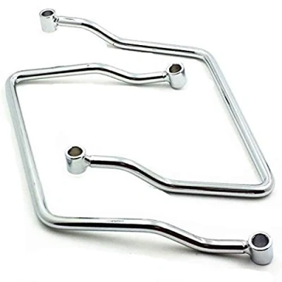 Abbildung von Universal Motorrad Satteltasche Unterstützung Bar Halterung für Kawasaki Honda Yamaha Suzuki Harley (125mm)
