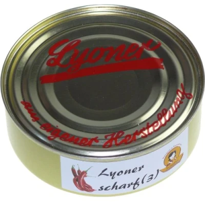 Abbildung von Schwarzwald Metzgerei: Dosenwurst Chili Lyoner (scharf) 5 x 200g