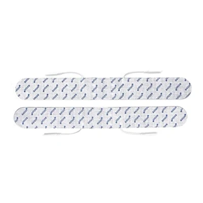 Abbildung von axion Elektrodenpads passend zu Prorelax, Promed, 33x4cm, 2mm Steckanschluss, für den Rücken (extralang), 2 St.,selbstklebende TENS EMS Elektroden Geräte