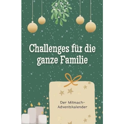 Abbildung von Challenges für die ganze Familie Das perfekte Geschenk Frauen und Männer 2024: Der Mitmach Adventskalender