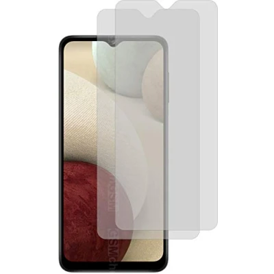 Abbildung von 4ProTec I 2X Schutzfolie MATT passgenau für Samsung Galaxy A12 Bildschirmschutzfolie Schutzhülle