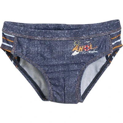 Abbildung von Playshoes Jungen UV Schutz Badehose Ahoi 461134, 3 Jeansblau, 98 104