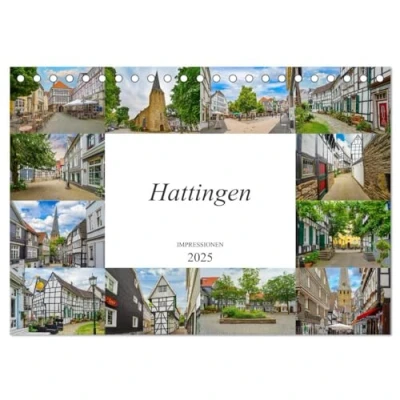 Abbildung von Hattingen Impressionen (Tischkalender 2025 DIN A5 quer), CALVENDO Monatskalender