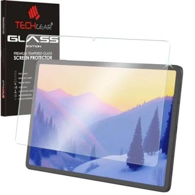 Abbildung von TECHGEAR Displayschutzfolie für Galaxy Tab S9 FE 27,7 cm (10,9 Zoll) 2023, mattes Glas, aus gehärtetem Härtegrad 9H, kratzfest, blasenfrei, hergestellt Samsung