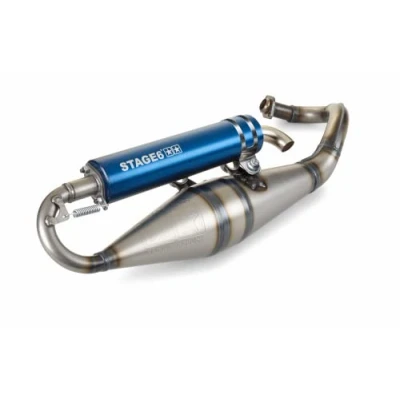 Abbildung von Auspuff Stage6 Pro Replica MK2 Blau Piaggio