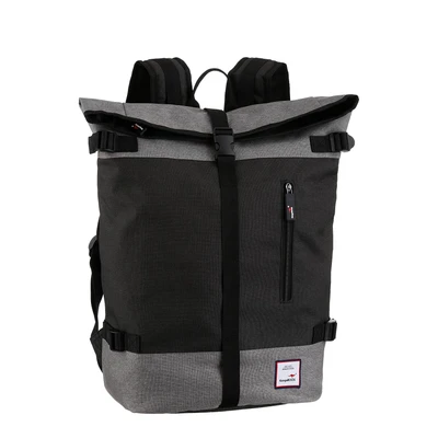 Abbildung von KangaROOS Cityrucksack, mit modischem Roll Top