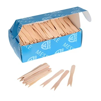 Abbildung von GRÄWE Einweggabel Einwegbesteck Pommes Frites Gabeln, 85 mm lang, 500 Stück