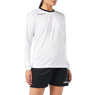 Abbildung von uhlsport Damen Match (Hemd&amp;Shorts) Ls Team Kit, weiß (weiß/Schwarz), XS