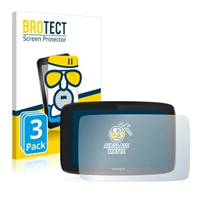 Abbildung von BROTECT Entspiegelungs Schutzglas für TomTom Go Professional 6200 (3 Stück) Schutz Folie Panzerfolie Glas Matt [Extrem Kratzfest 9H, Anti Reflex]