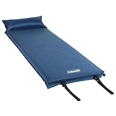 Abbildung von Coleman Selbstaufblasende Campingunterlage mit Kissen, Blau