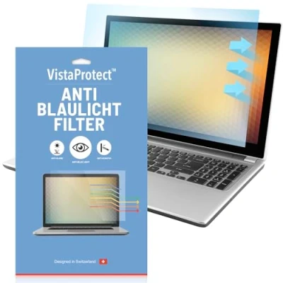Abbildung von VistaProtect Premium Anti Blaulichtfilter für Laptop Bildschirme, Abnehmbar (15.6&quot; Zoll)
