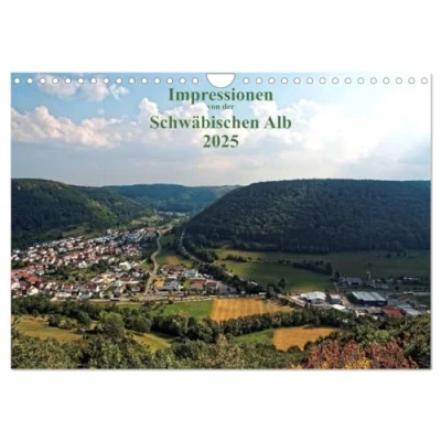 Abbildung von Impressionen von der Schwäbischen Alb (Wandkalender 2025 DIN A4 quer), CALVENDO Monatskalender