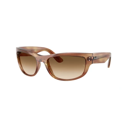 Abbildung von Ray Ban Unisex RB2289 MEGA BALORAMA 140351 Gläser SONNENBRILLEN Acetat Schildkröte Braun Pillow Normal Schattiert