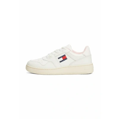Abbildung von Tommy Jeans Retro Basket Sneaker low, Damen, Größe: 38, Delicate pink Schuhe