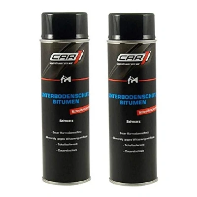 Abbildung von 2 x 500ml CAR1 Unterbodenschutz Bitumen Versiegelung, UBS, Steinschlagschutz CO 3612