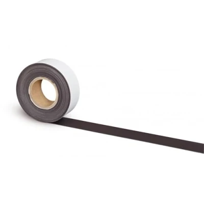 Abbildung von MAUL Magnetband 6cm Selbstklebendes für Bilder, Fotos und Postkarten Länge individuell zuschneidbar Ideal anwendbar in Büro, Küche Werkstatt 10m
