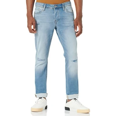 Abbildung von JACK &amp; JONES Herren Jjiliam Jjoriginal Jos 835 50sps Jeans, Blue Denim, 33W / 32L EU