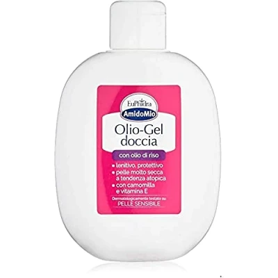 Abbildung von Amido Mio Duschgel Reisöl Reinigungsmittel für empfindliche Haut 200 ml